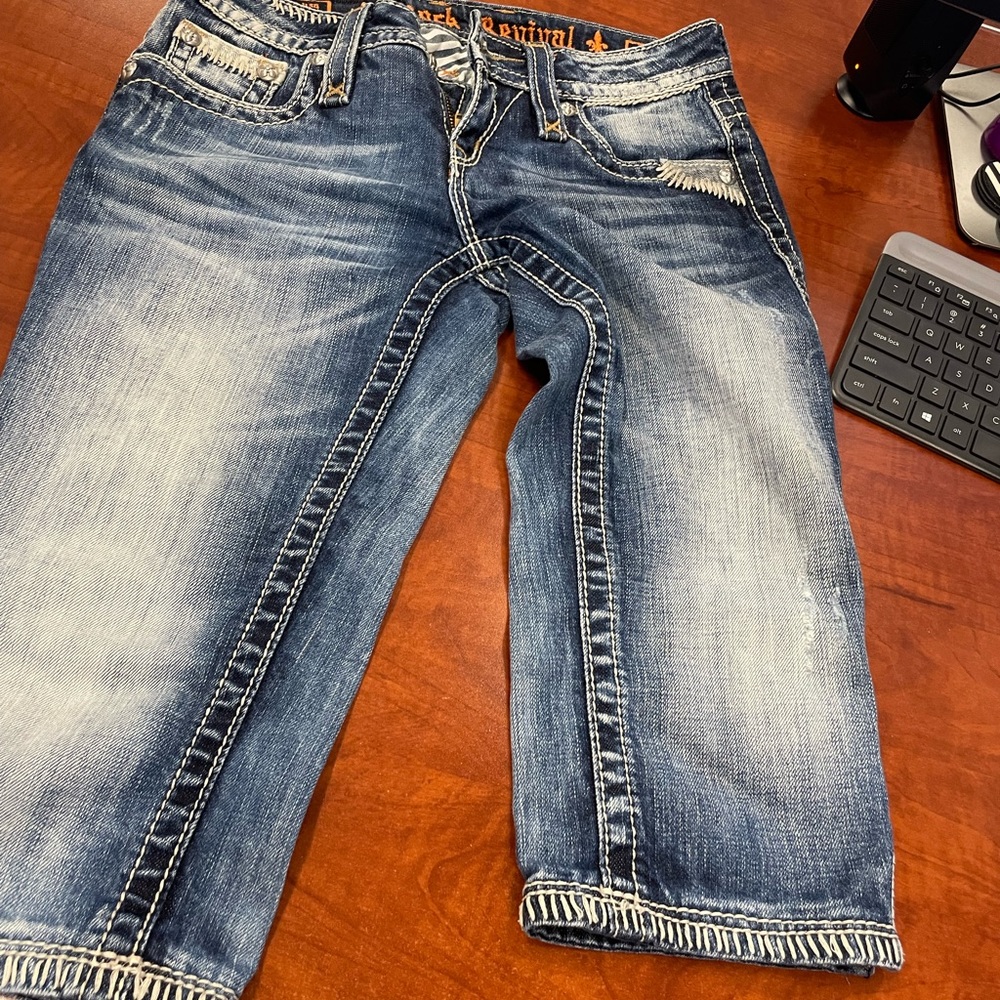 Rick Revival Jean Karli capri shorts